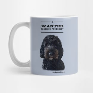 Cockapoo / Doodle Dog Sock Thief Mug